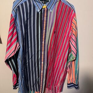 Ralph Lauren Men's Striped Shirt Jacket - Multicolor